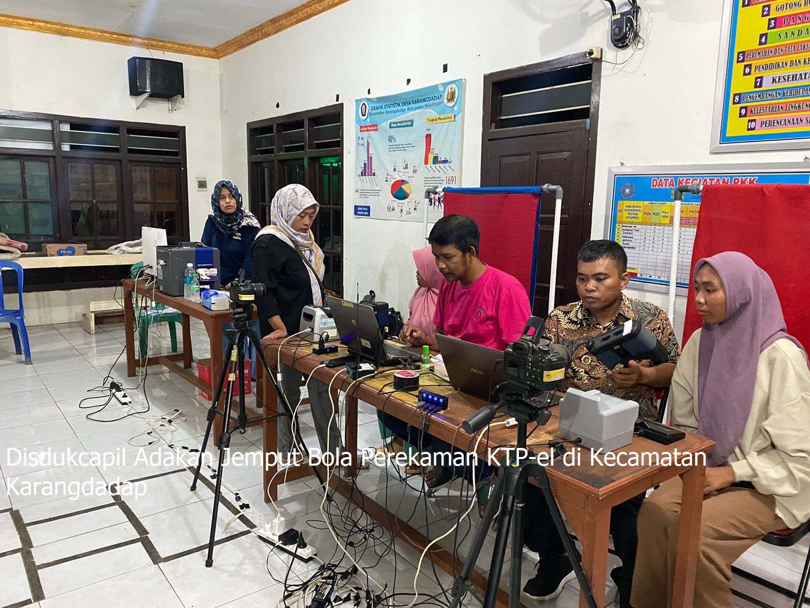 Disdukcapil Adakan Jemput Bola Perekaman KTP-el di Kecamatan Karangdadap