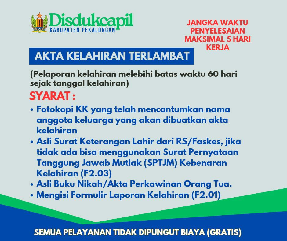 AKTA KELAHIRAN TERLAMBAT