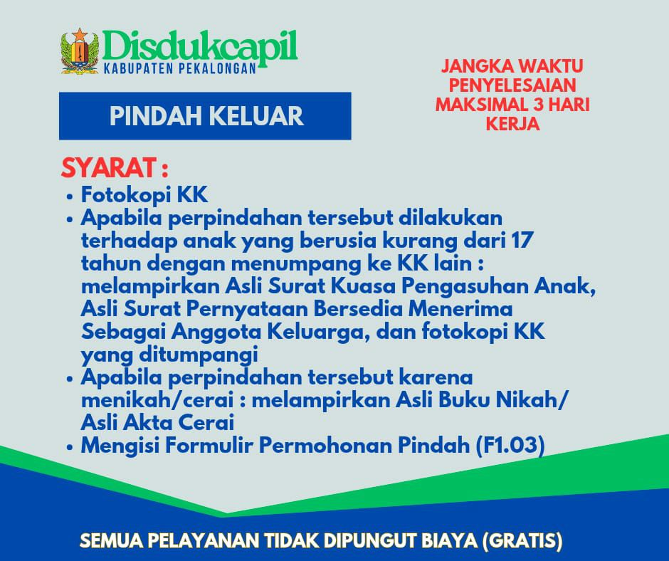 PINDAH KELUAR