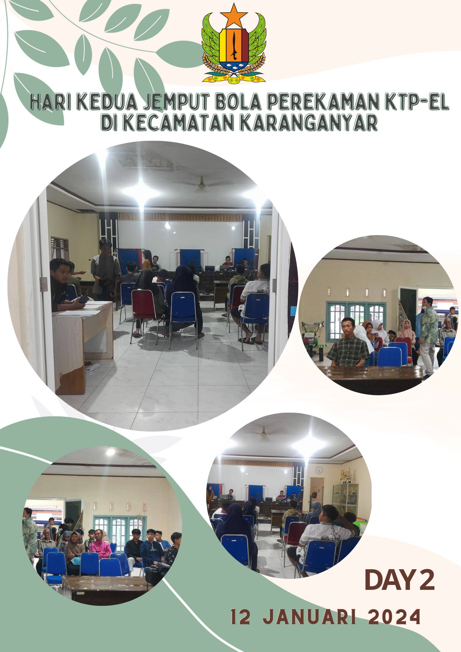 Hari Kedua Jemput Bola Perekaman KTP-el di Kecamatan Karanganyar