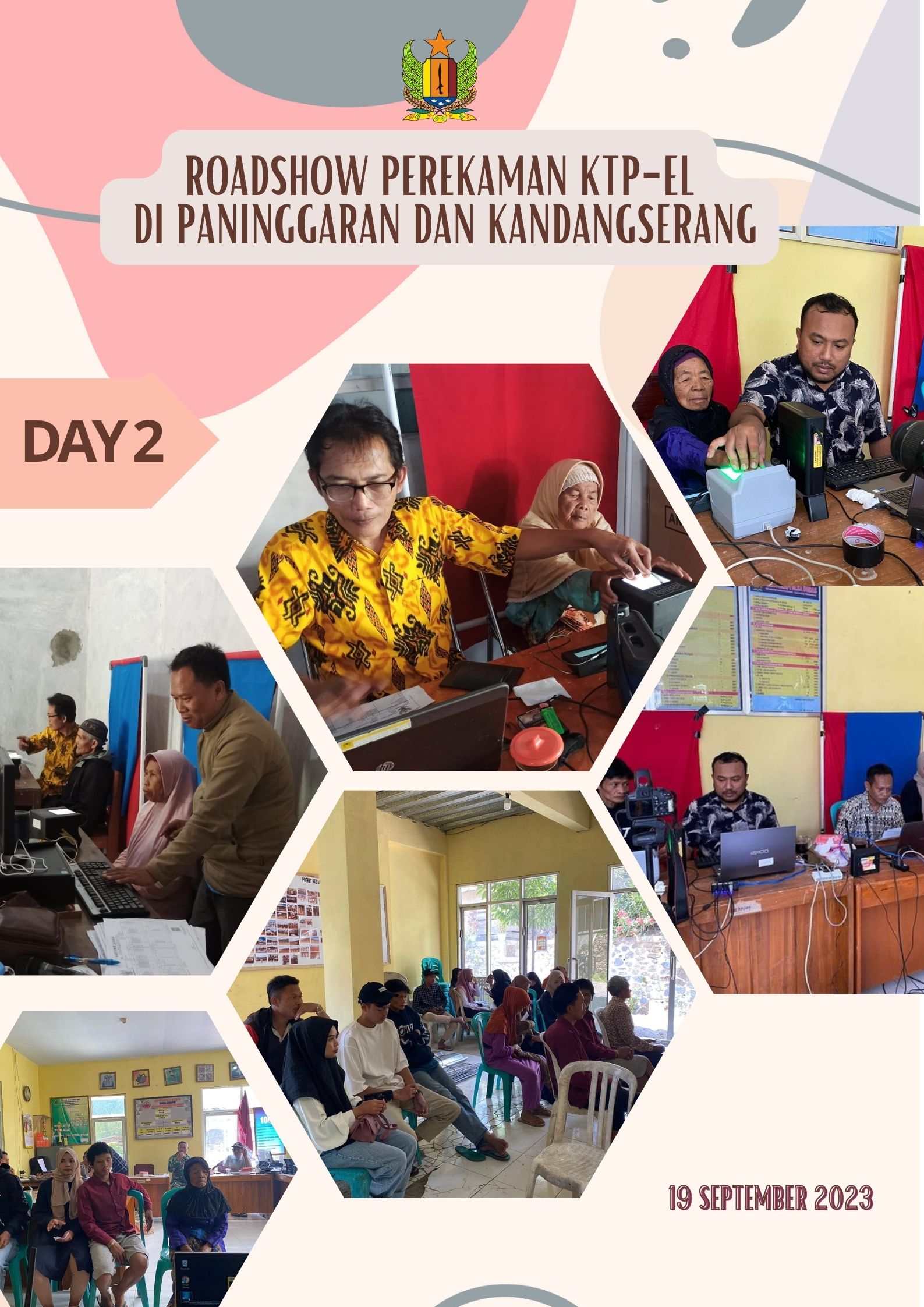 Hari ke 2 Roadshow Perekaman KTP-el di Paninggaran dan Kandangserang