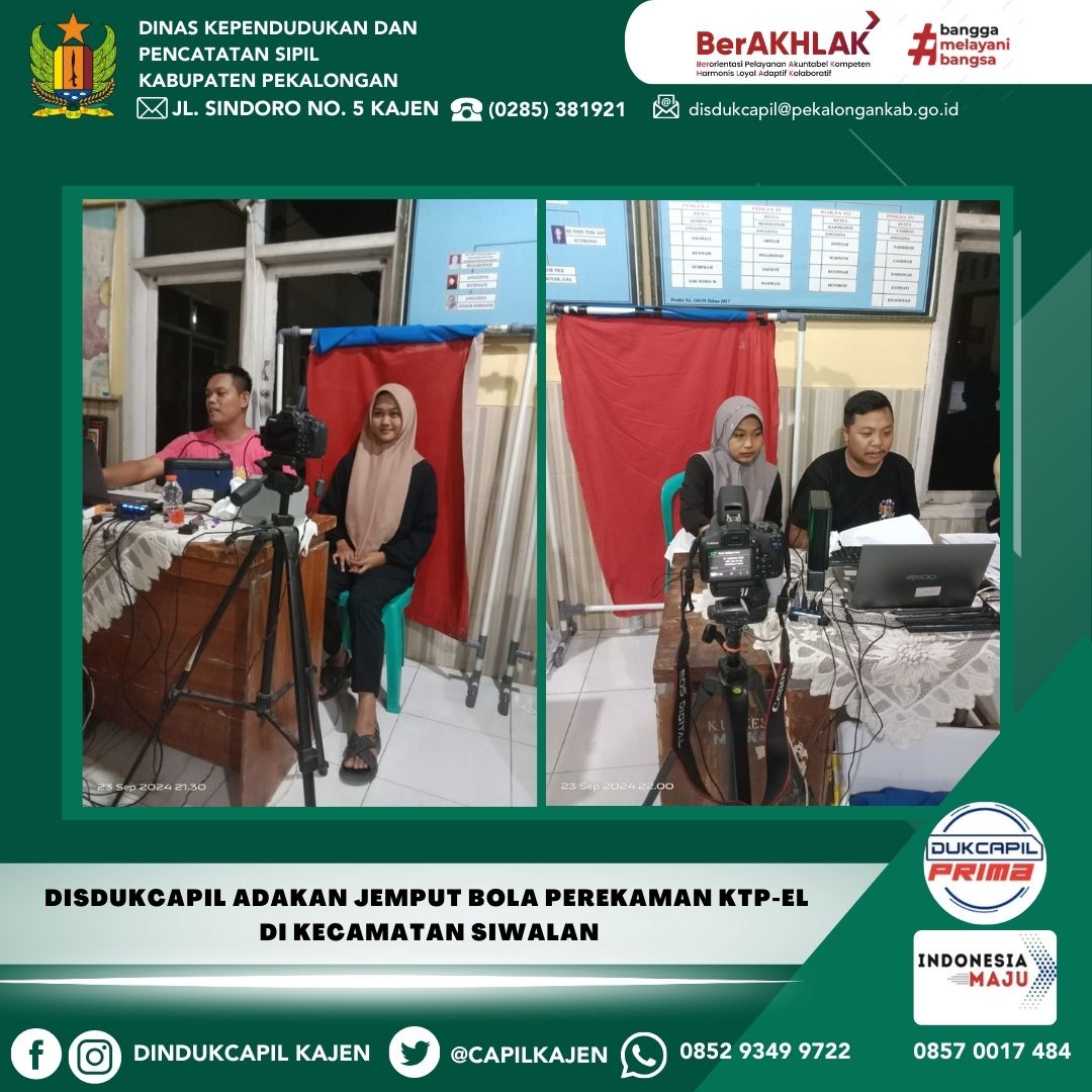 Disdukcapil adakan Sosialisasi Wajib KTP-el dan Perekaman KTP-el di Desa Depok Kecamatan Siwalan