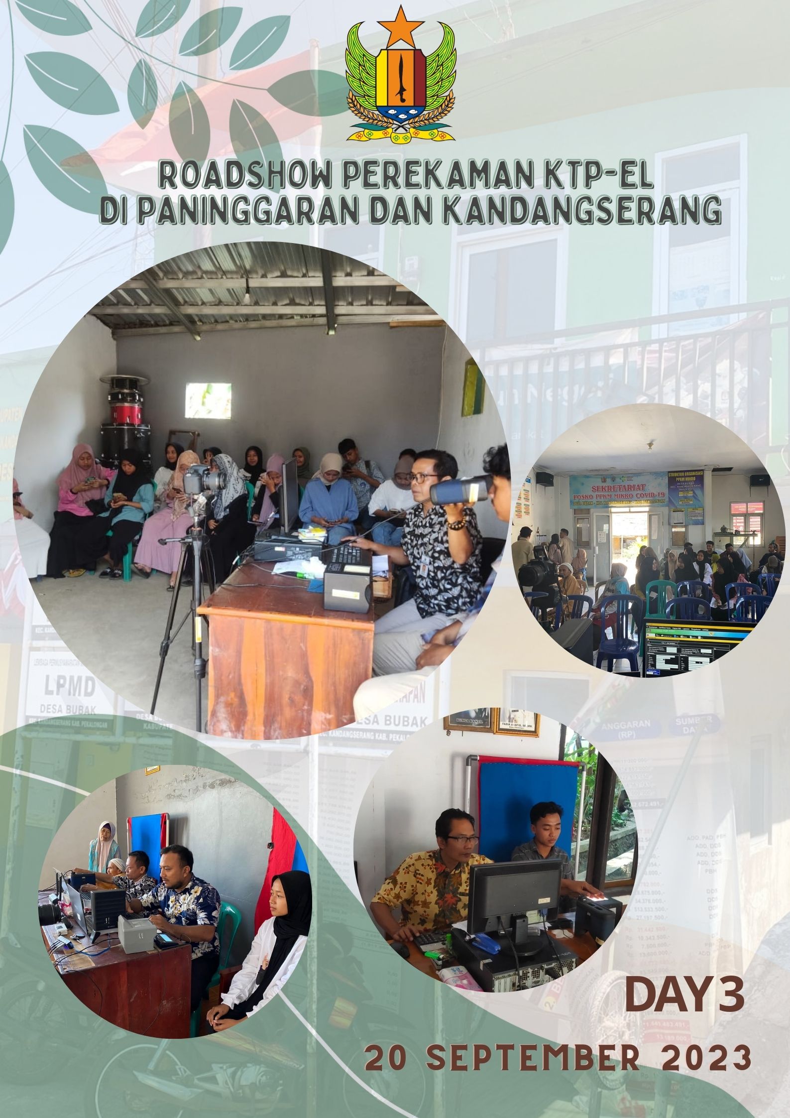 Hari ke-3 Roadshow Perekaman KTP-el di Paninggaran dan Kandangserang
