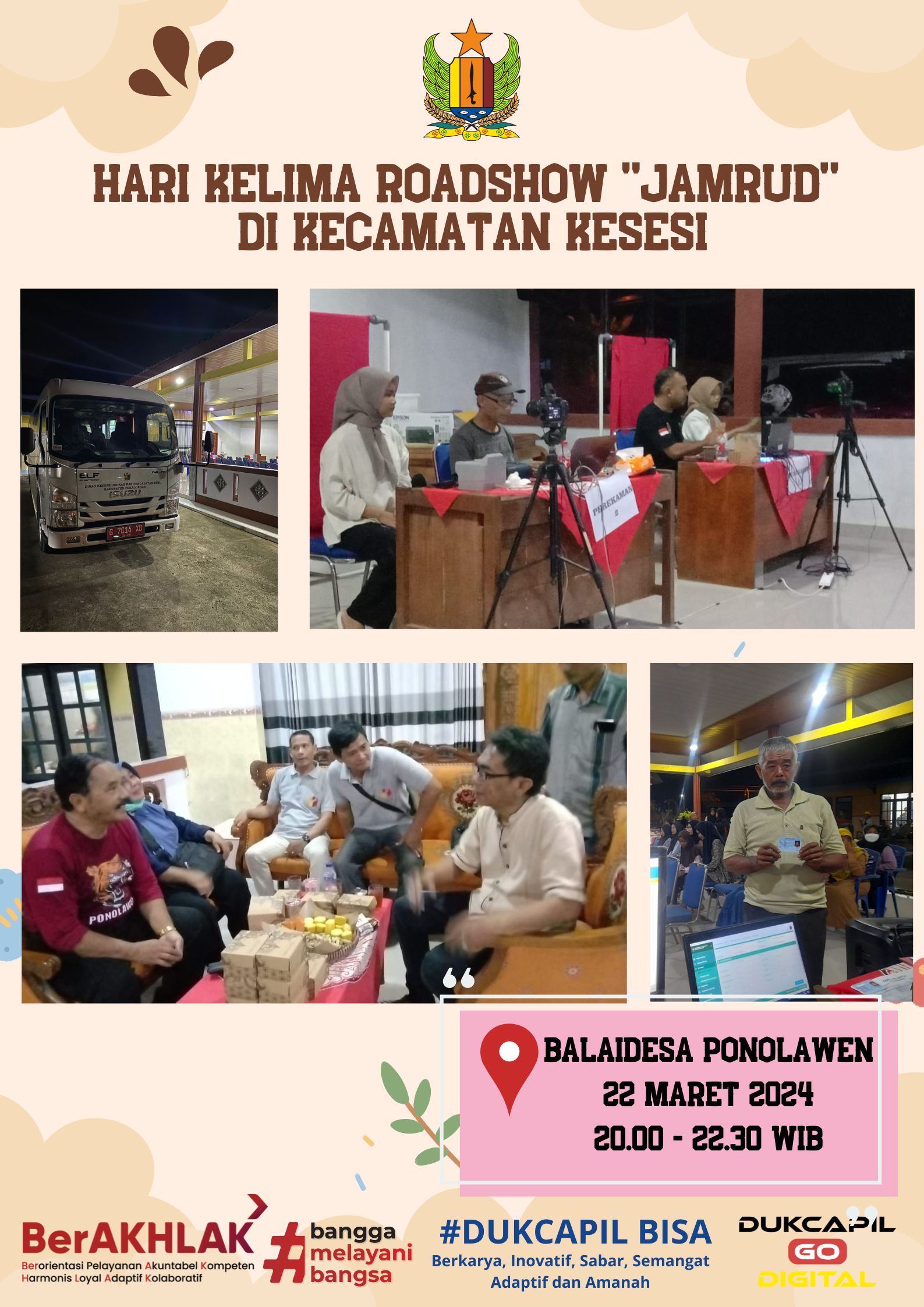 Hari Kelima Roadshow "Jamrud" di Kecamatan Kesesi