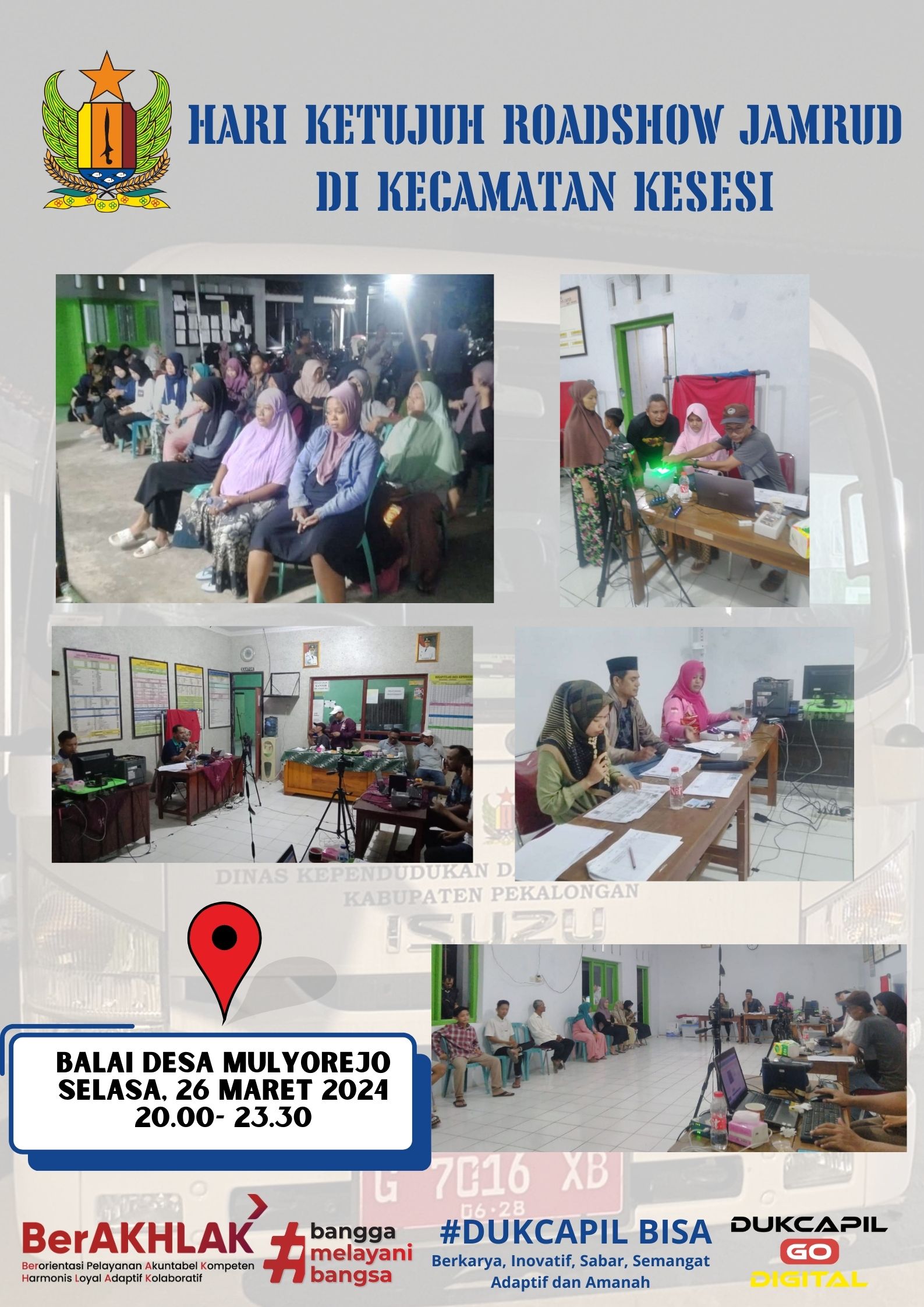 Hari Ketujuh Roadshow Jamrud di Kecamatan Kesesi